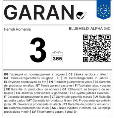 CENTRALA TERMICA IN CONDENSATIE FERROLI BLUEHELIX ALPHA 34C +KIT DE EVACUARE GAZE ARSE BONUS - 