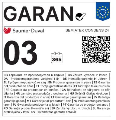 Centrala termica in condensare Saunier Duval Semiatek Condens 24 + KIT EVACUARE INCLUS - 