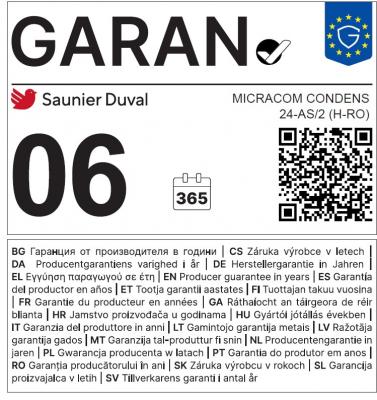 Centrala termica in condensare Saunier Duval MicraCondens 24 + KIT EVACUARE INCLUS  - 